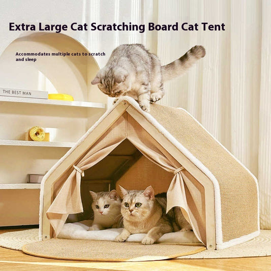 Cat Scratch Board Windproof And Durable Sisal Cat Tents