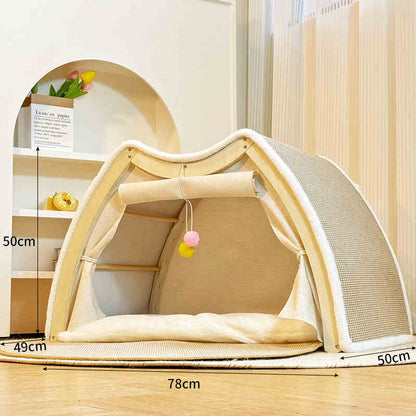 Cat Scratch Board Windproof And Durable Sisal Cat Tents